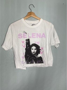Selena t shirt crop M retro vibes
